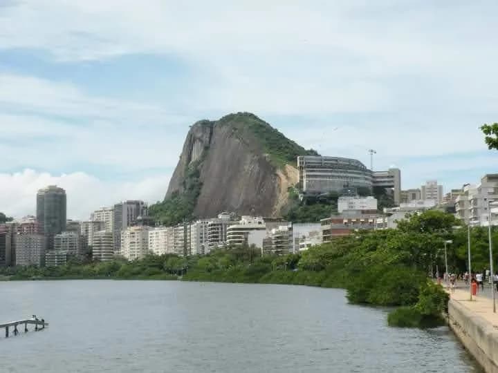 Rodrigo de Freitas Lagoon lake in Rio de Janeiro, RJ