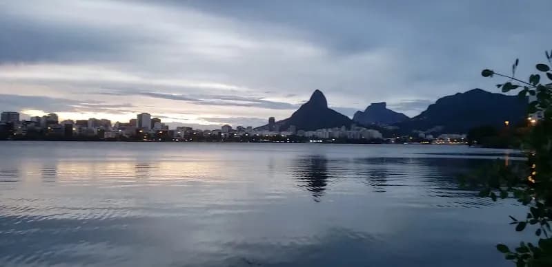 View of Rodrigo de Freitas Lagoon in Rio de Janeiro, RJ