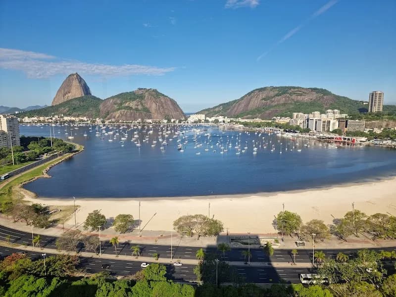 View of Rodrigo de Freitas Lagoon in Rio de Janeiro, RJ