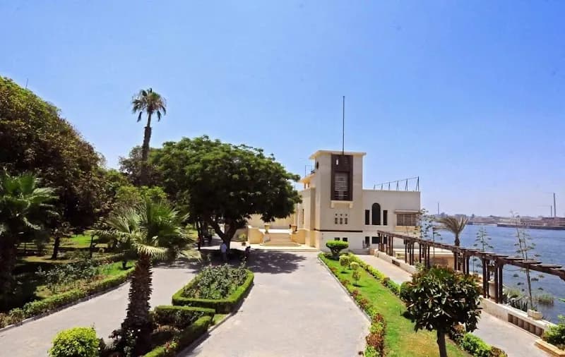 View of Rokn Farouk Museum in Helwan, Cairo