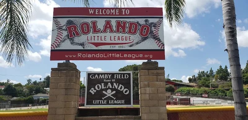 View of Rolando Park in La Mesa, CA