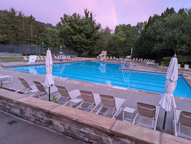Rolling Rock Club swimming pool in Fox Chapel, PA