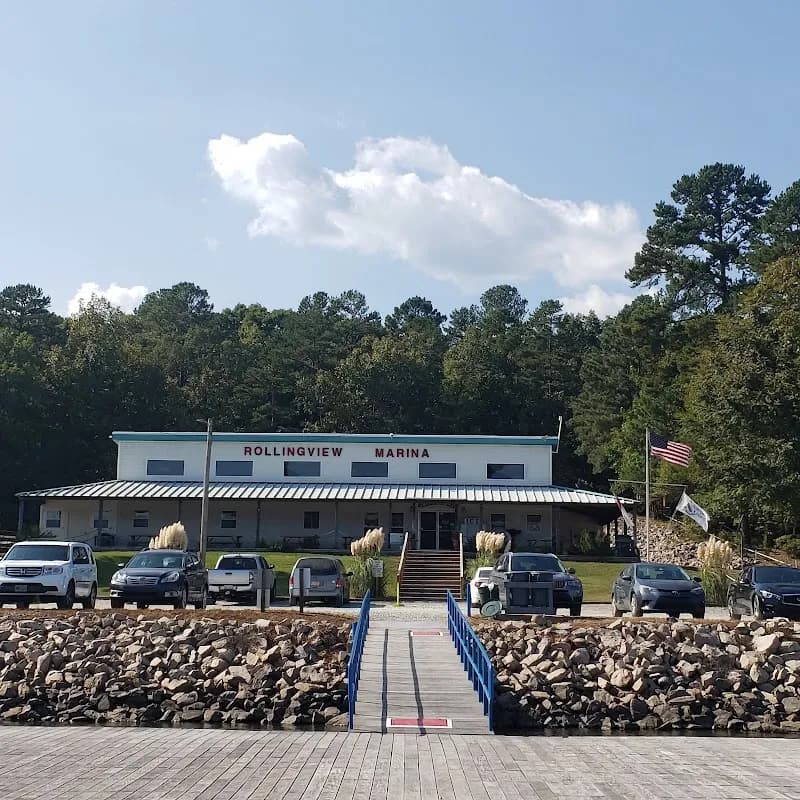 View of Rollingview Marina Inc in Falls Lake, NC