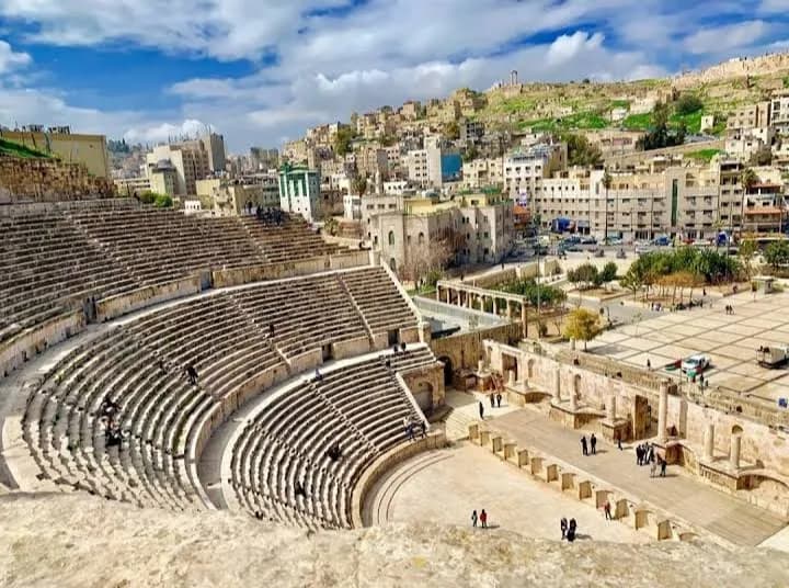 Roman Theatre attraction in Amman, AM