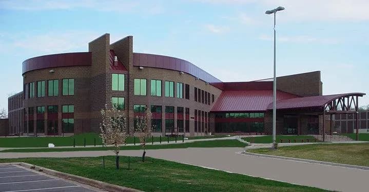 View of Roosevelt Swim Center in Rapid City, SD