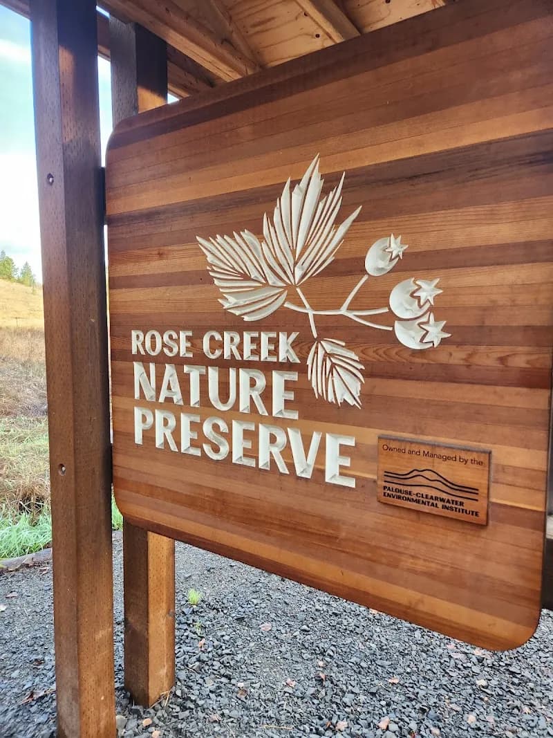 View of Rose Creek Nature Preserve in Pullman, WA