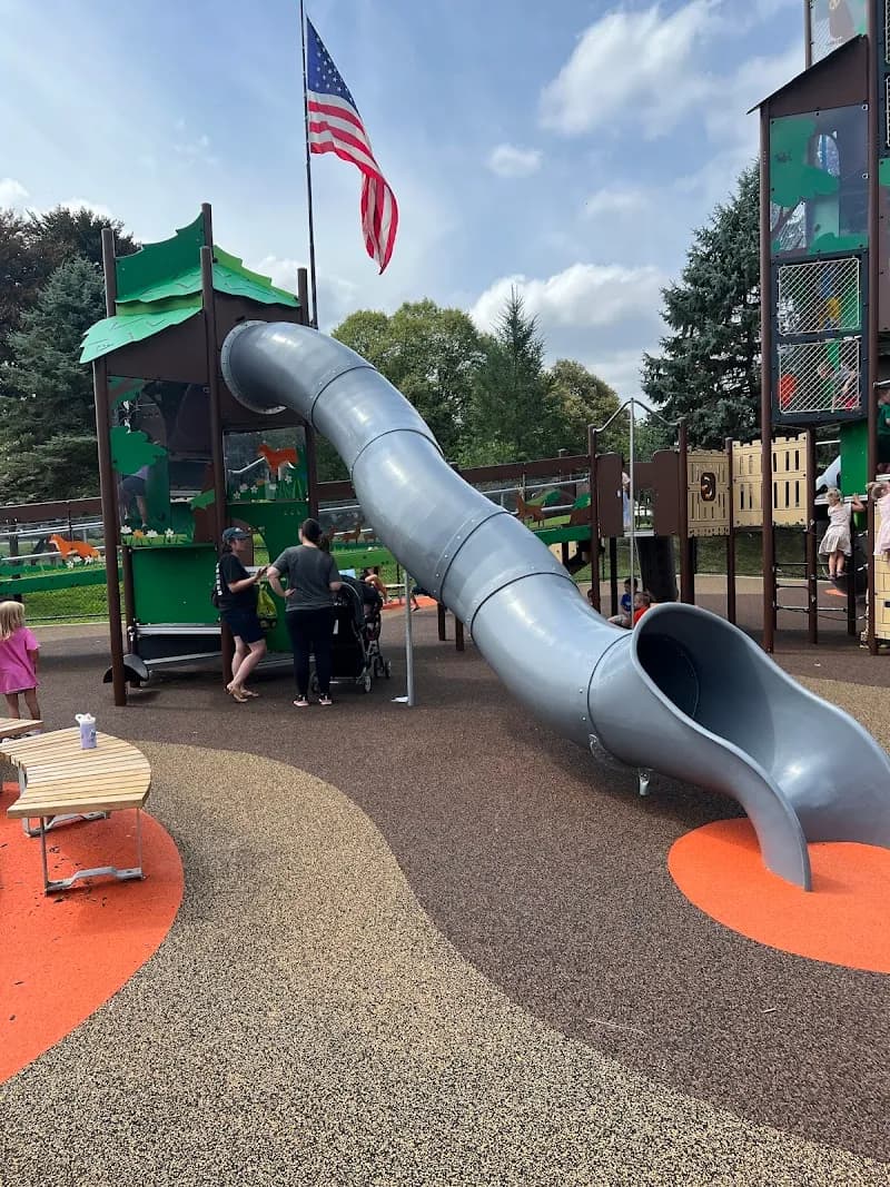View of Rose Tree County Park Playground in Media, PA
