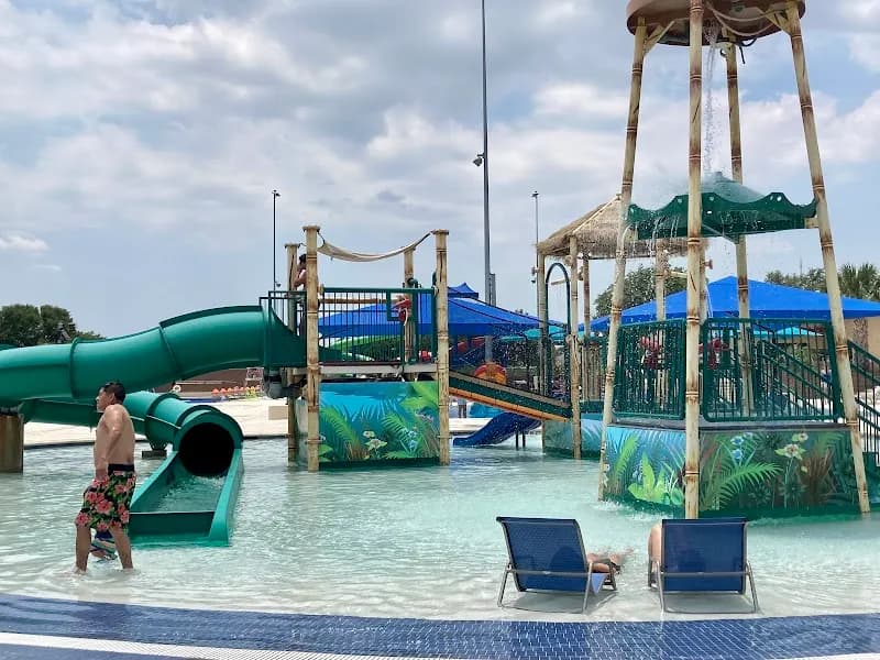 View of Rosemeade Rainforest Aquatic Complex in Carrollton, TX
