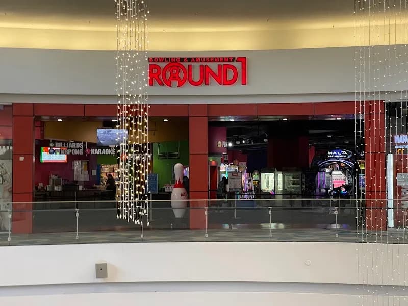 View of Round1 Bowling & Arcade Eastridge Shopping Center in San Jose, CA