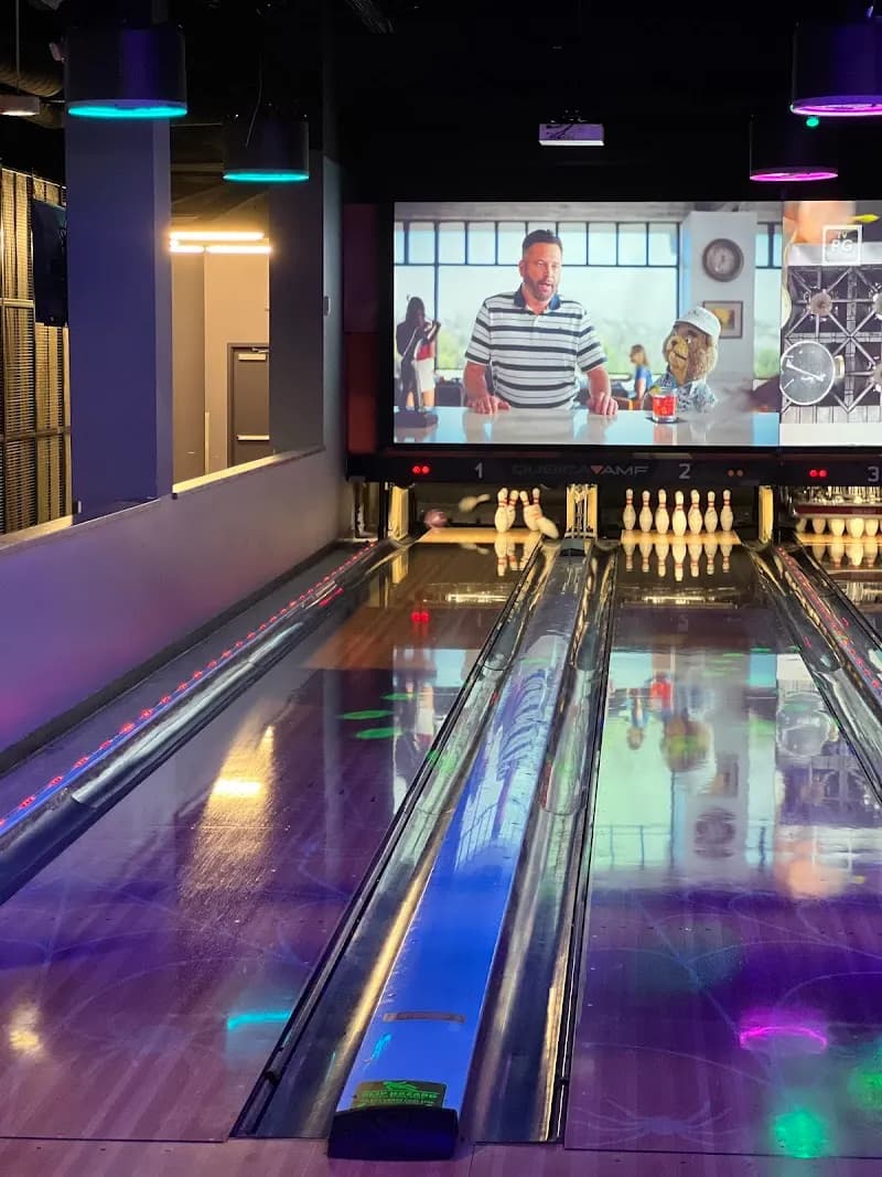 View of Round1 Bowling & Arcade Eastridge Shopping Center in San Jose, CA