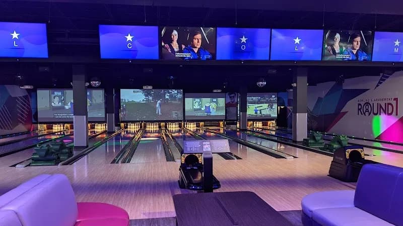 View of Round1 Bowling & Arcade Gateway Mall in Lincoln, NE