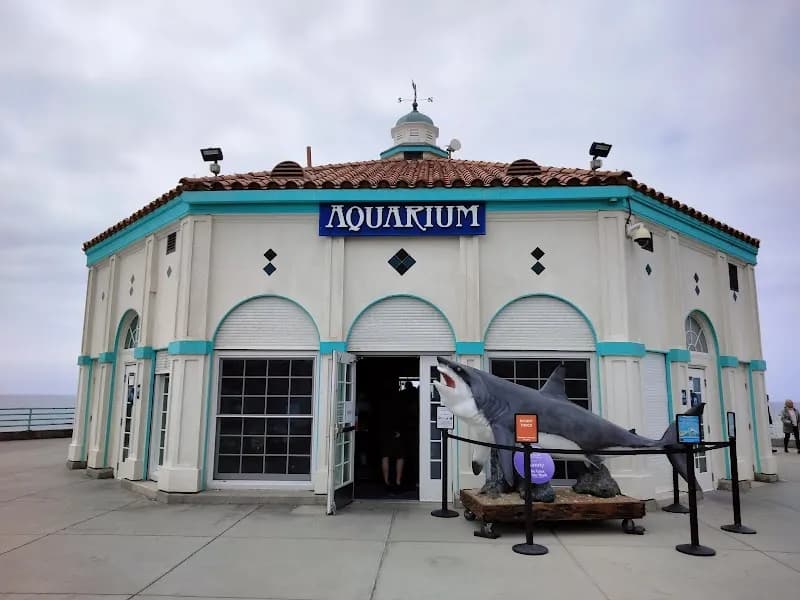 View of Roundhouse Aquarium in Manhattan Beach, CA