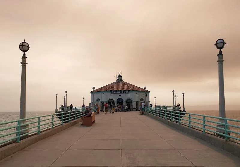 View of Roundhouse Aquarium in Manhattan Beach, CA