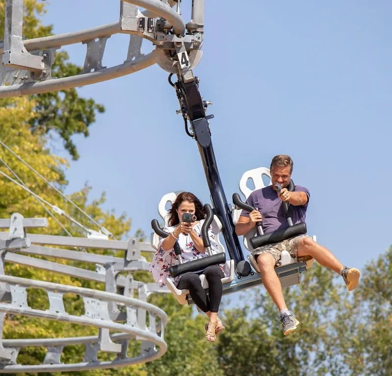 View of Rowdy Bear's Smoky Mountain Snowpark in Pigeon Forge, TN