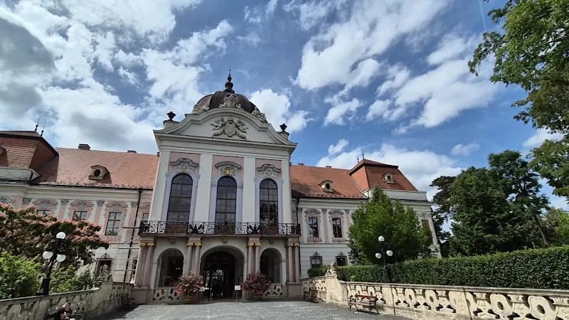 View of Royal Palace of Gödöllő in Gödöllő, Budapest