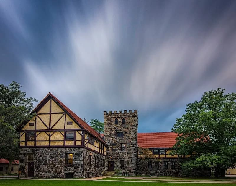 View of Roycroft Campus in East Aurora, NY