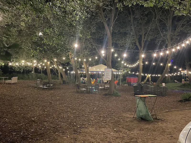 View of Roztoky Playground Complex - Štvanice Area in Roztoky, CZ