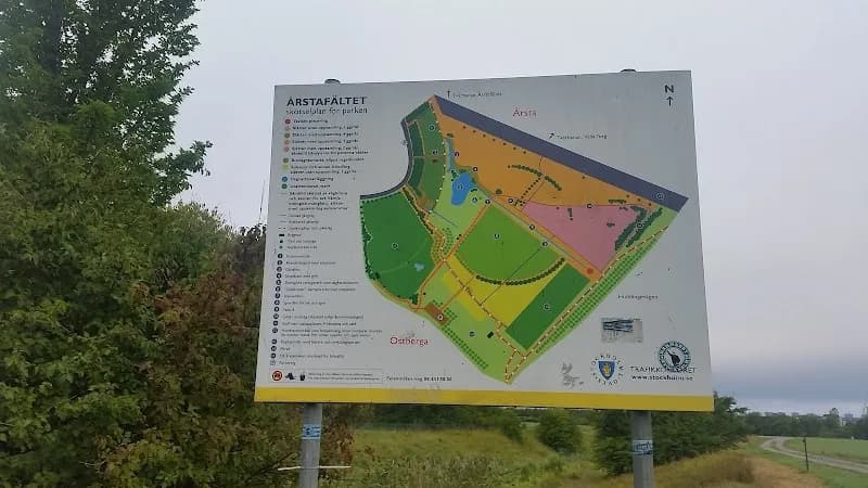 View of Årstafältet in Huddinge, Stockholm