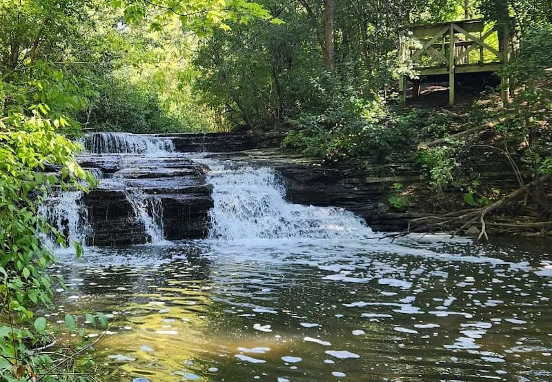 View of Ruisseau-De Montigny Nature Park in Dollard-des-Ormeaux, QC