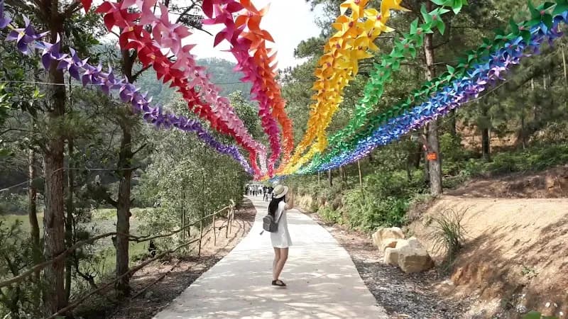 View of Sóc Sơn District People's Park in Sóc Sơn, HN