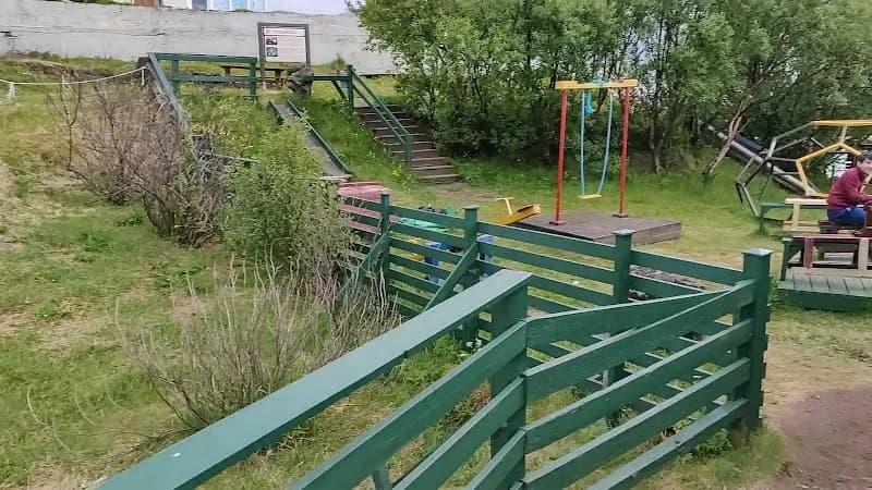 View of Sólarborg Playground in Árneshreppur, CR