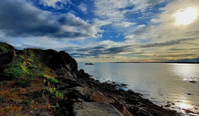 View of Sólarborg Playground in Árneshreppur, CR