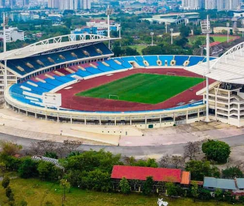 View of Sân vận động Quốc gia Mỹ Đình in Thanh Xuân, HN