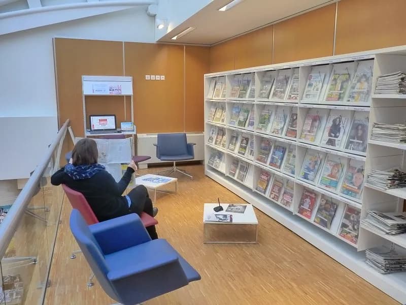 View of Sèvres Library in Sèvres, IDF