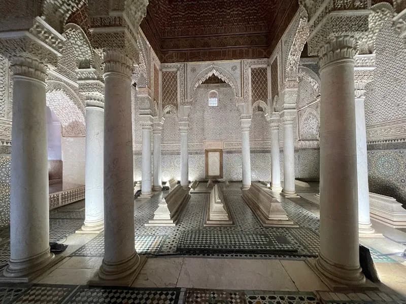 Saadian Tombs historical landmark in Marrakech, MRK