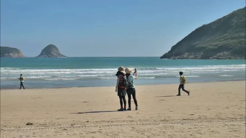 View of Sai Kung Town Beach in Sai Kung, HK