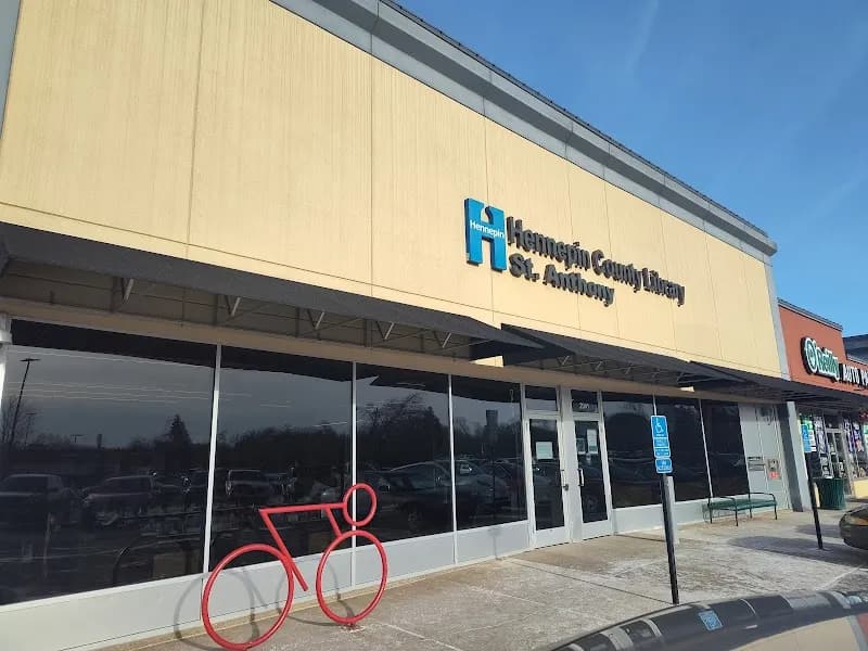 View of Saint Anthony Library - Hennepin County Library in St. Anthony, MN
