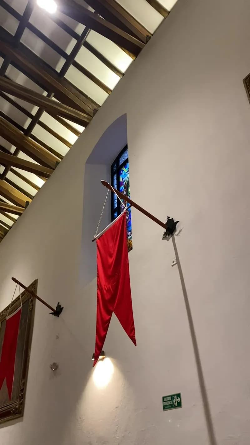 View of Saint Barbara of Usaquén Church in Usaquén, CD