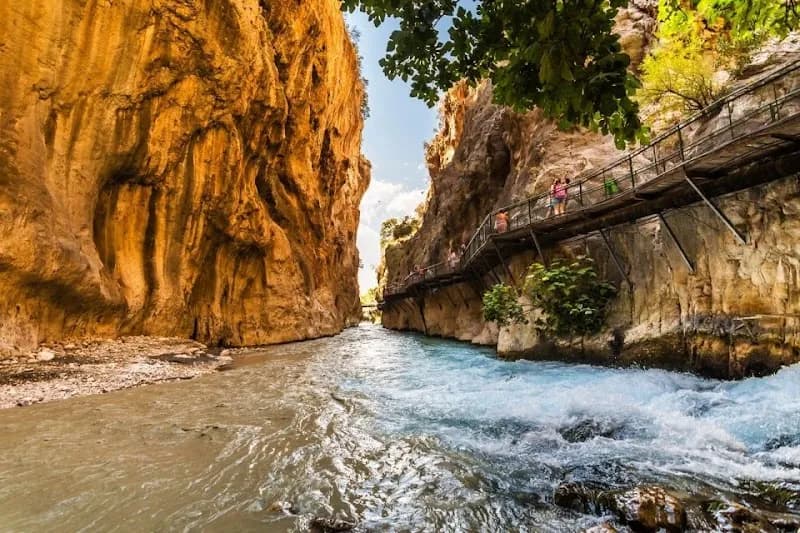 View of Saklikent Gorge (Near Kalkan) in Kalkan, Antalya