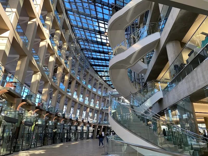 View of Salt Lake City Public Library in North Salt Lake, UT