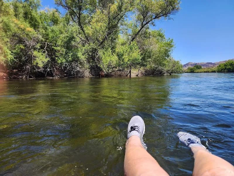 View of Salt River Tubing in Phoenix, AZ