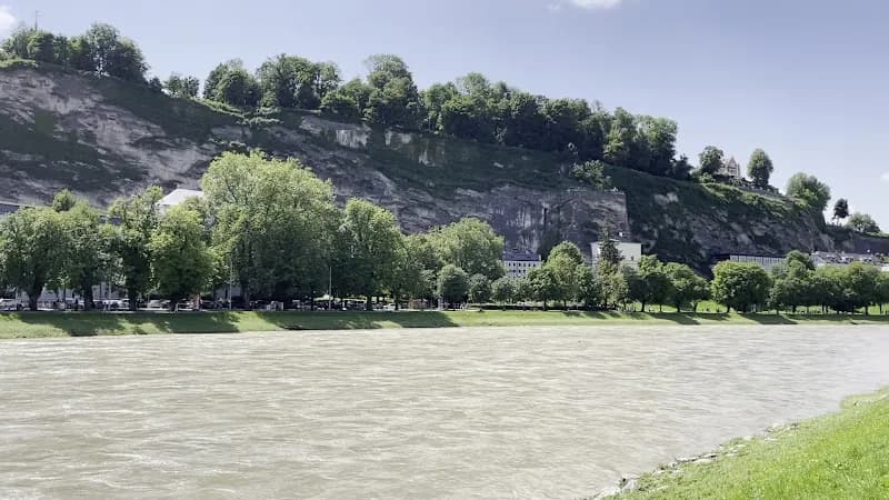 View of Salzach in Elsbethen, Salzburg