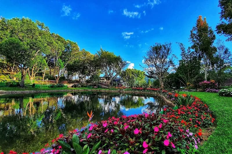 View of Samoeng Royal Agricultural Station Visitor Area in Samoeng, CM