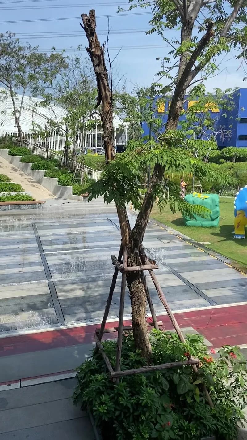 View of Samut Prakan Park in Samut Prakan, BKK