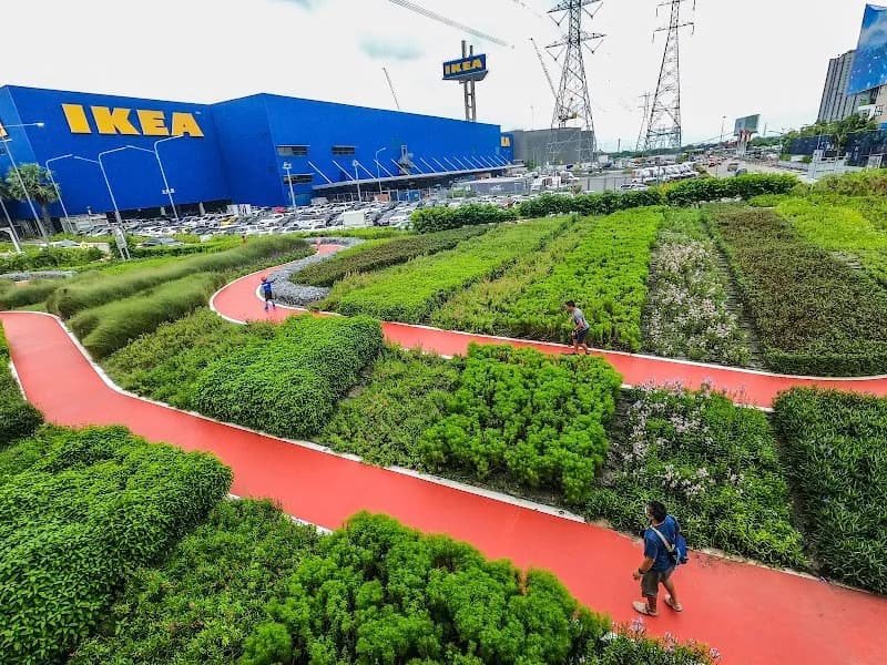 View of Samut Prakan Park in Samut Prakan, BKK