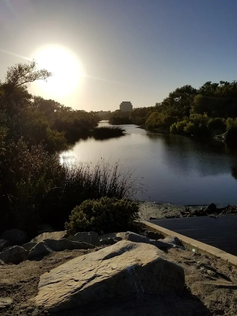San Diego River Trail route in Mission Valley, CA