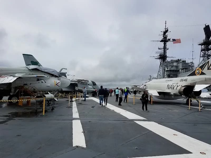 View of San Diego River Trail in Mission Valley, CA