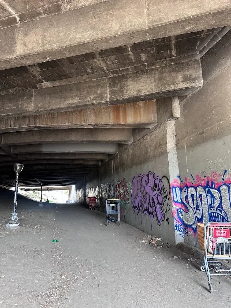 View of San Diego River Trail in Mission Valley, CA