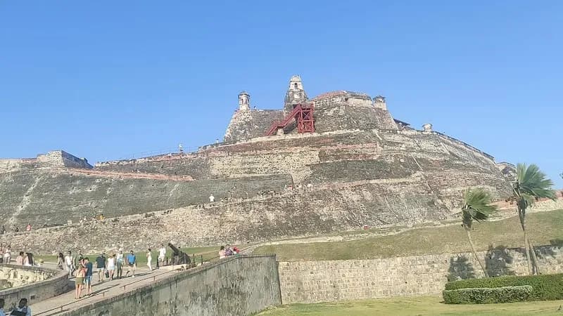View of San Felipe de Barajas Fort in Cartagena, BOL