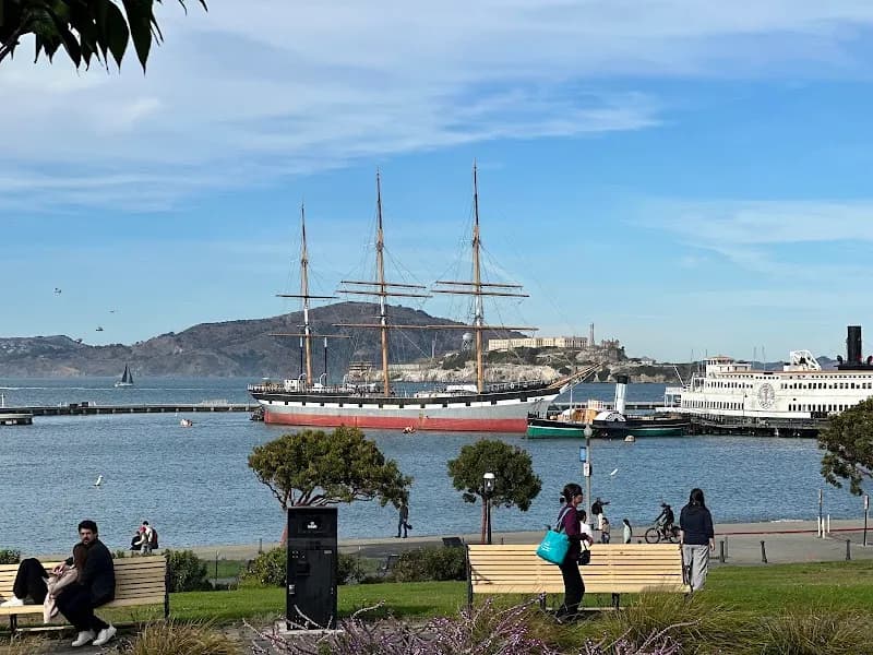 View of San Francisco Maritime National Historical Park in San Francisco, CA