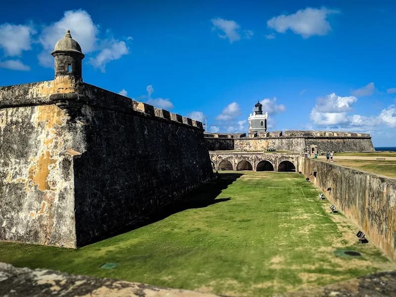 View of San Juan National Historic Site in San Juan, PR