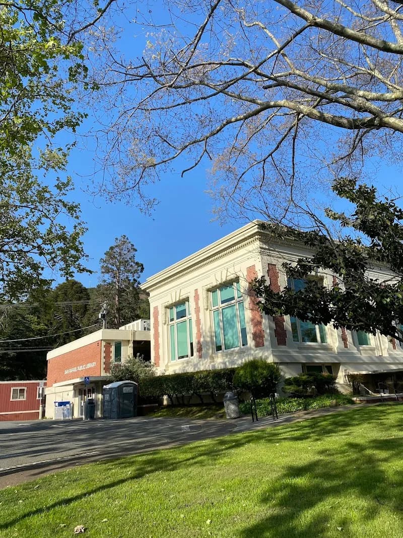 View of San Rafael Public Library in San Rafael, CA