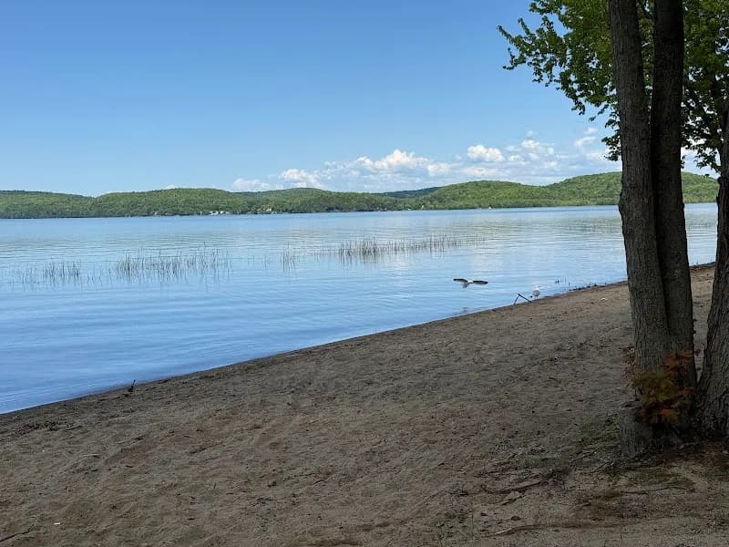 View of Sand Bar State Park in Burlington, VT