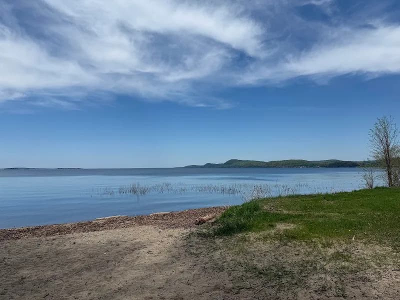 View of Sand Bar State Park in Burlington, VT