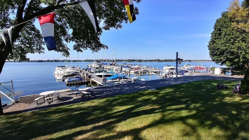 View of Sandy Beach Yacht Club in Grand Island, NY