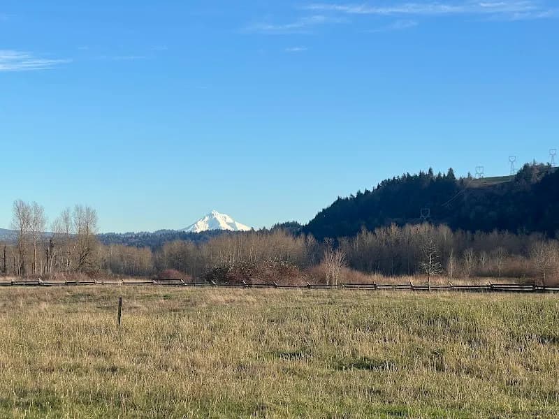 View of Sandy River Delta in Troutdale, OR